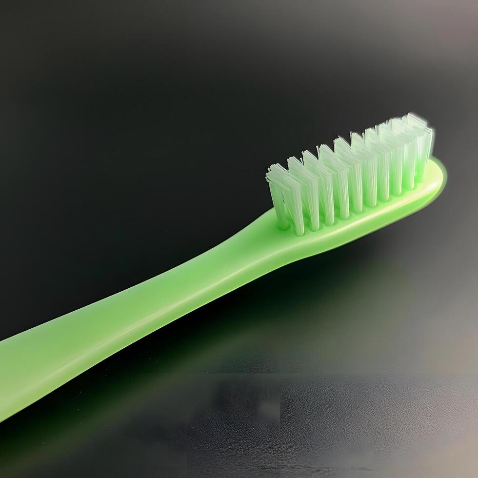 Green Toothbrush dental clean care oral hygiene photo