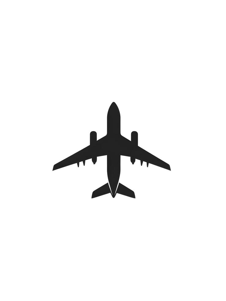 Isolated Aviation Airplane Flight Logo Travel Icon Plane Symbol photo