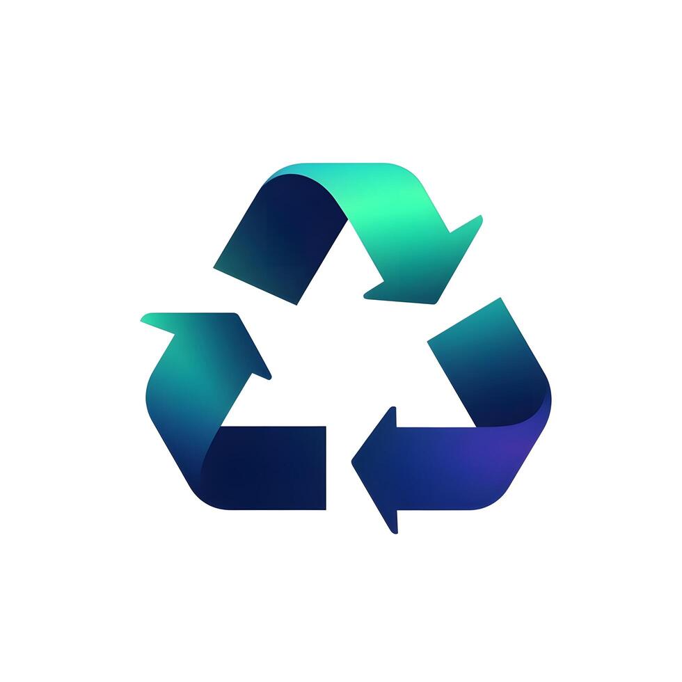 isolated Eco-friendly Waste management Recycling Recycle symbol photo