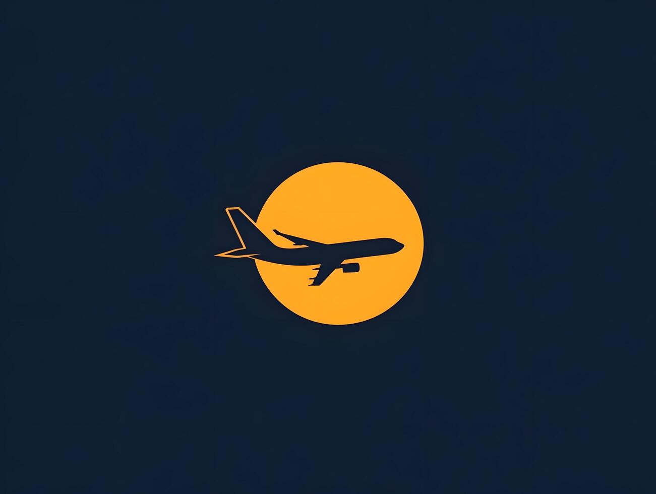 Aviation Airplane Flight Logo Icon Plane Symbol photo