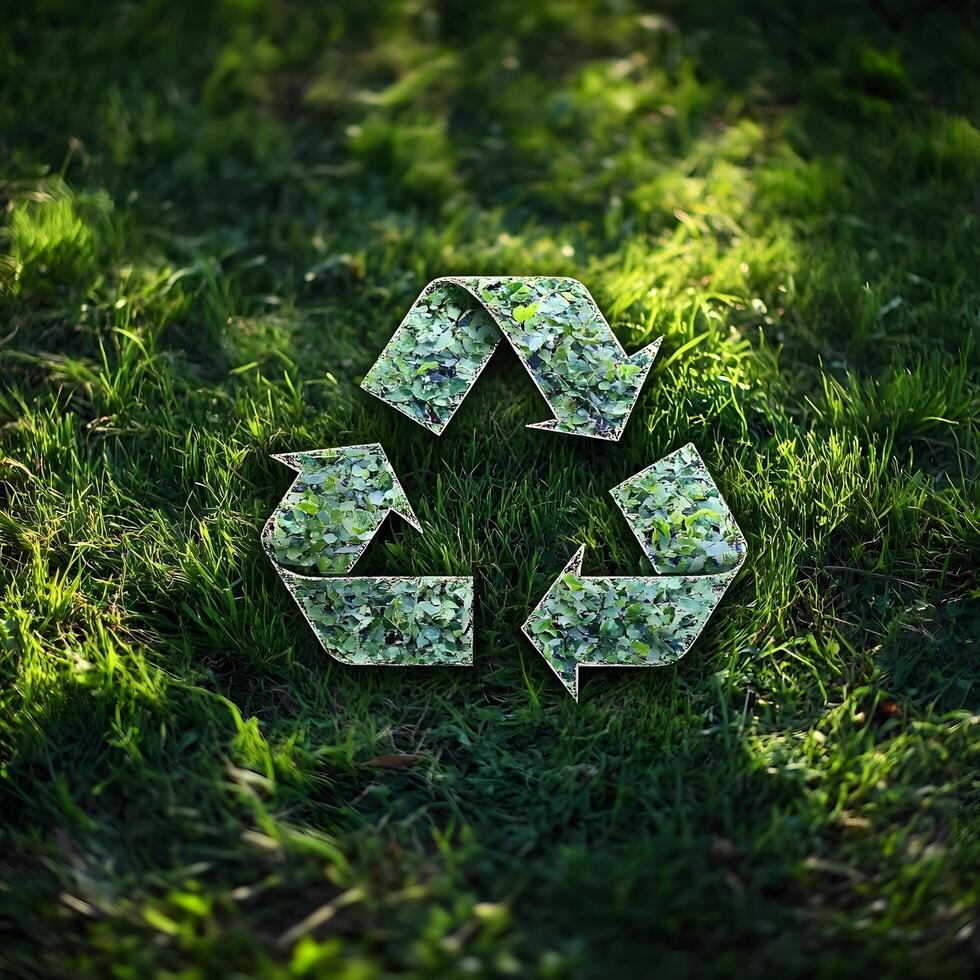 Gras Eco-friendly Waste management Recycling Recycle symbol photo