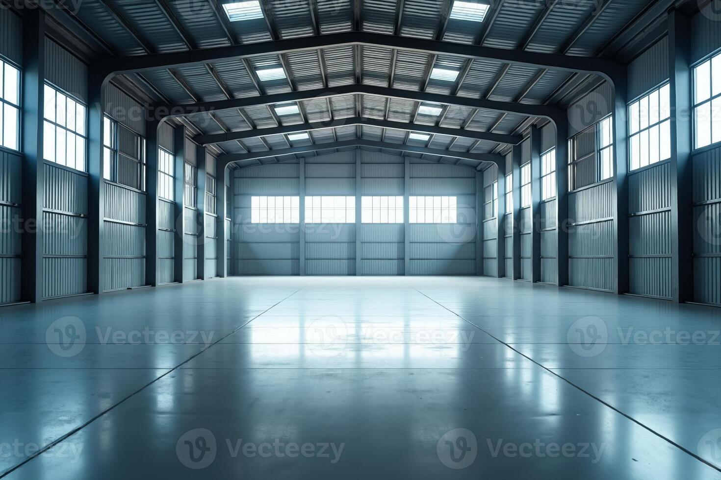 empty large factory storage industry, photo