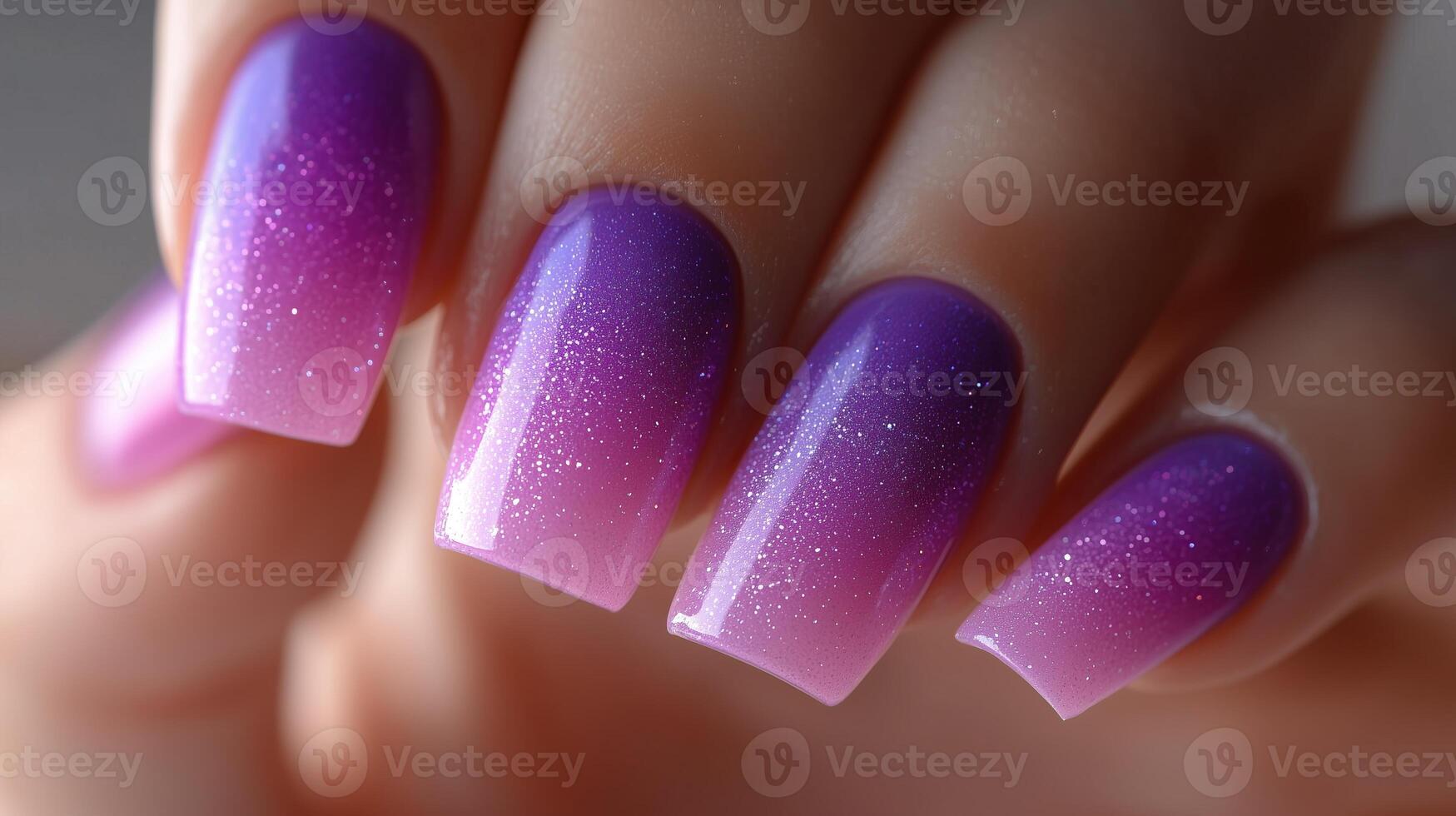 gel polish manicure photo