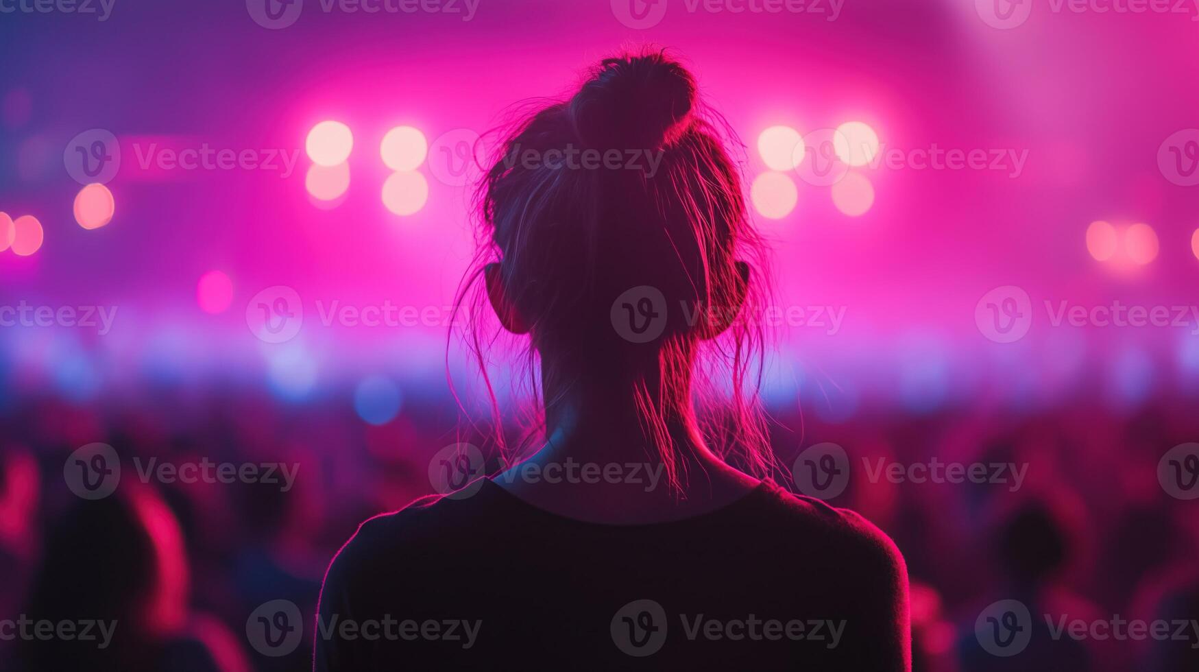 crowd at concert photo
