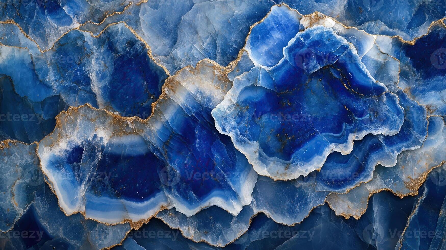 abstract background with the organic texture of raw lapis lazuli gemstones photo