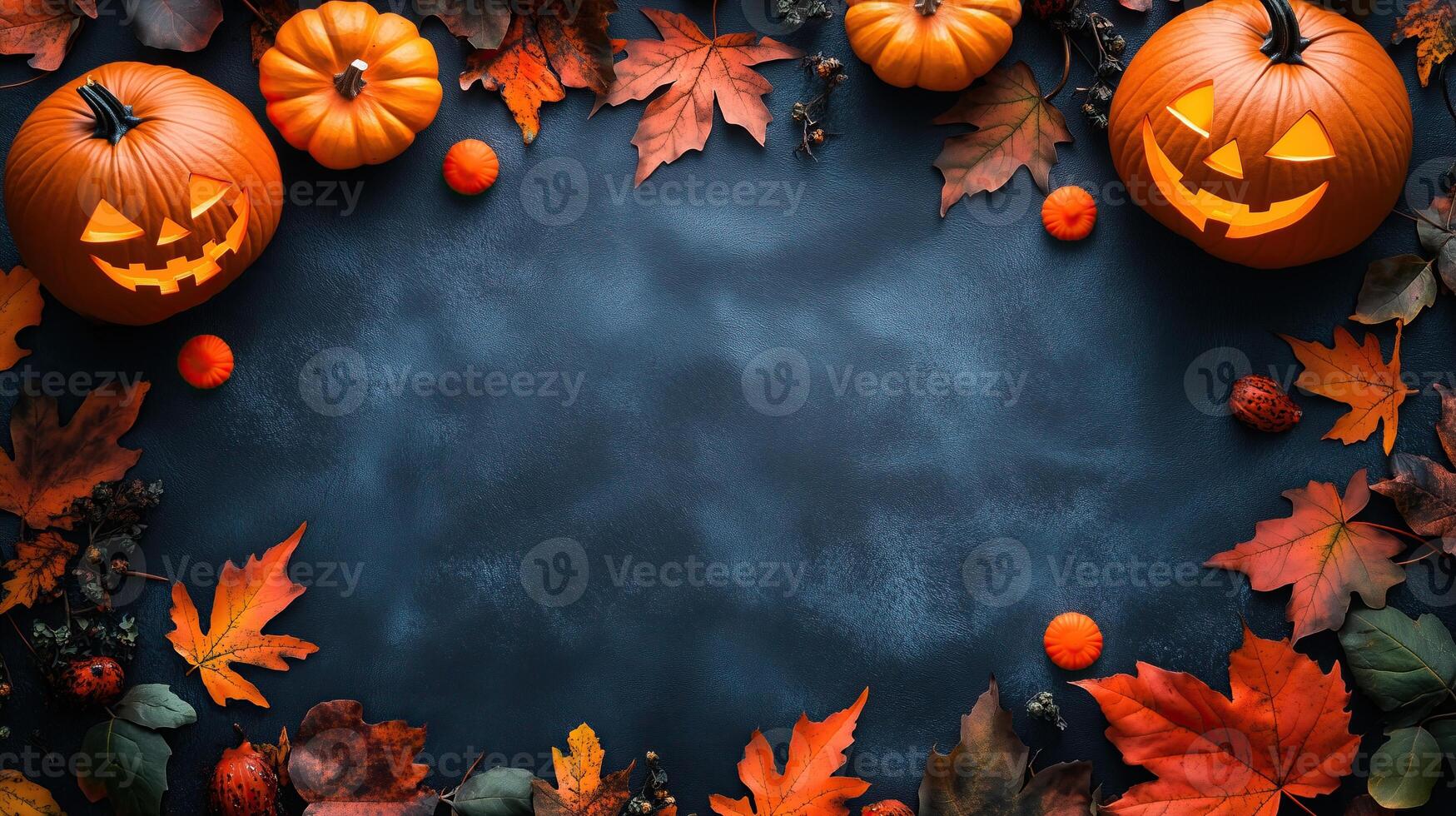 border background with copy space about halloween photo