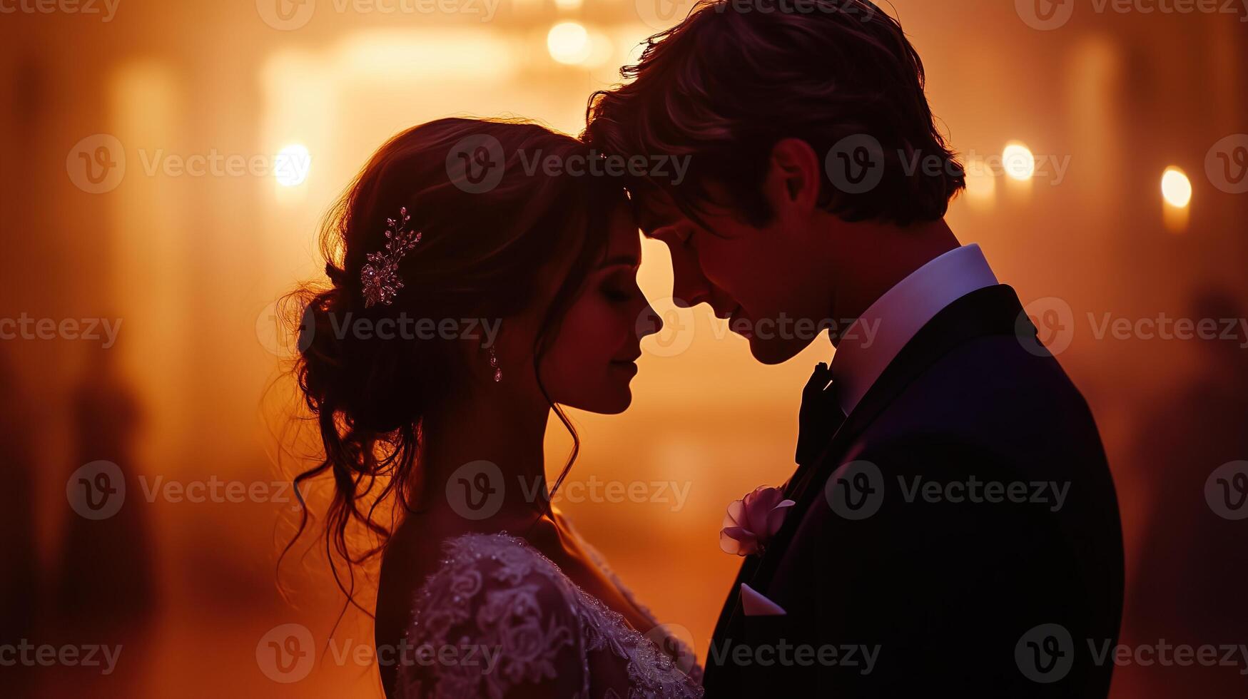 Elegant Bridgerton Wedding Fairy-Lit First Dance Romance photo
