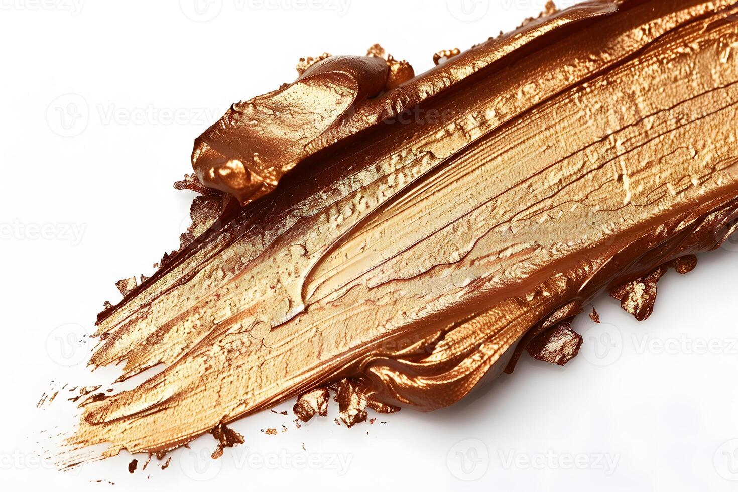 Luxurious Golden and Bronze Metallic Paint Texture for Creative Design photo