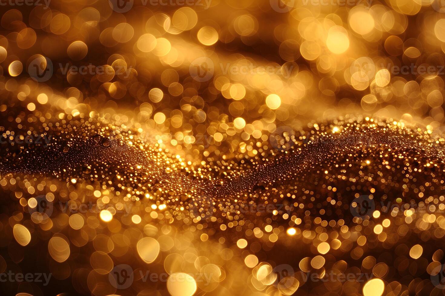 Golden Glitter Abstract Background for Festive Design and Holiday Projects photo