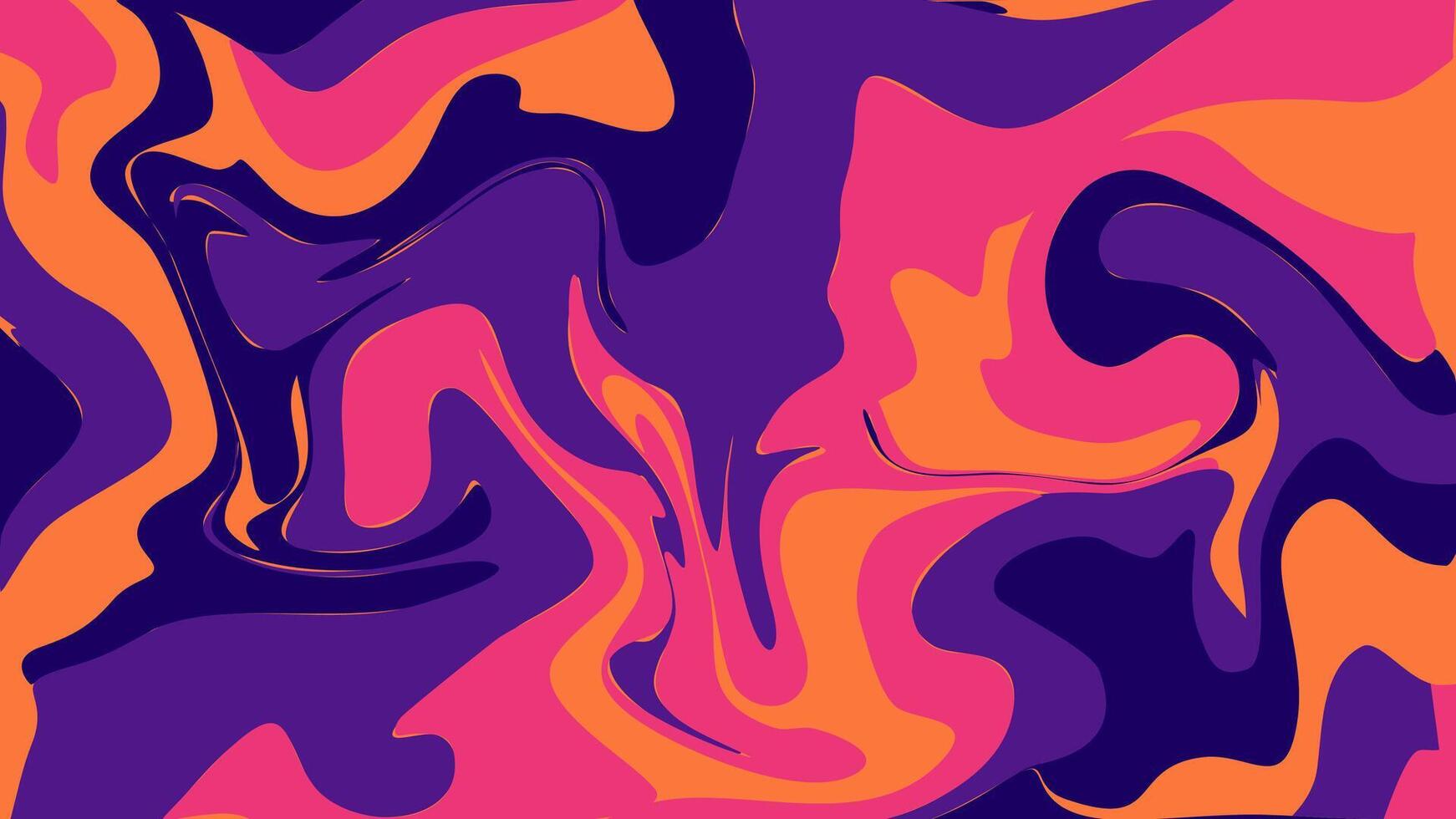 abstract illustration of fluid flow pattern vector