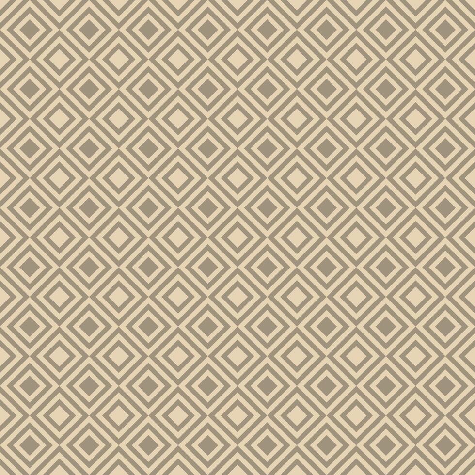 Geometric vintage seamless pattern Abstract diamond shape repeatable background Simple trendy minimal pattern for decor print and fabric vector