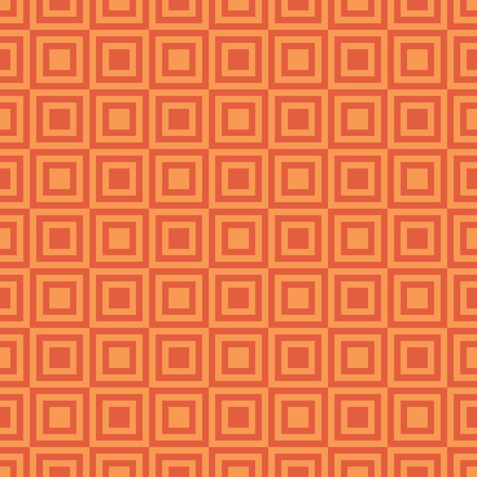 Fall seamless pattern. Abstract square shape background. Repeat Geometric pattern for print, scrapbook fabric and decoration. vector