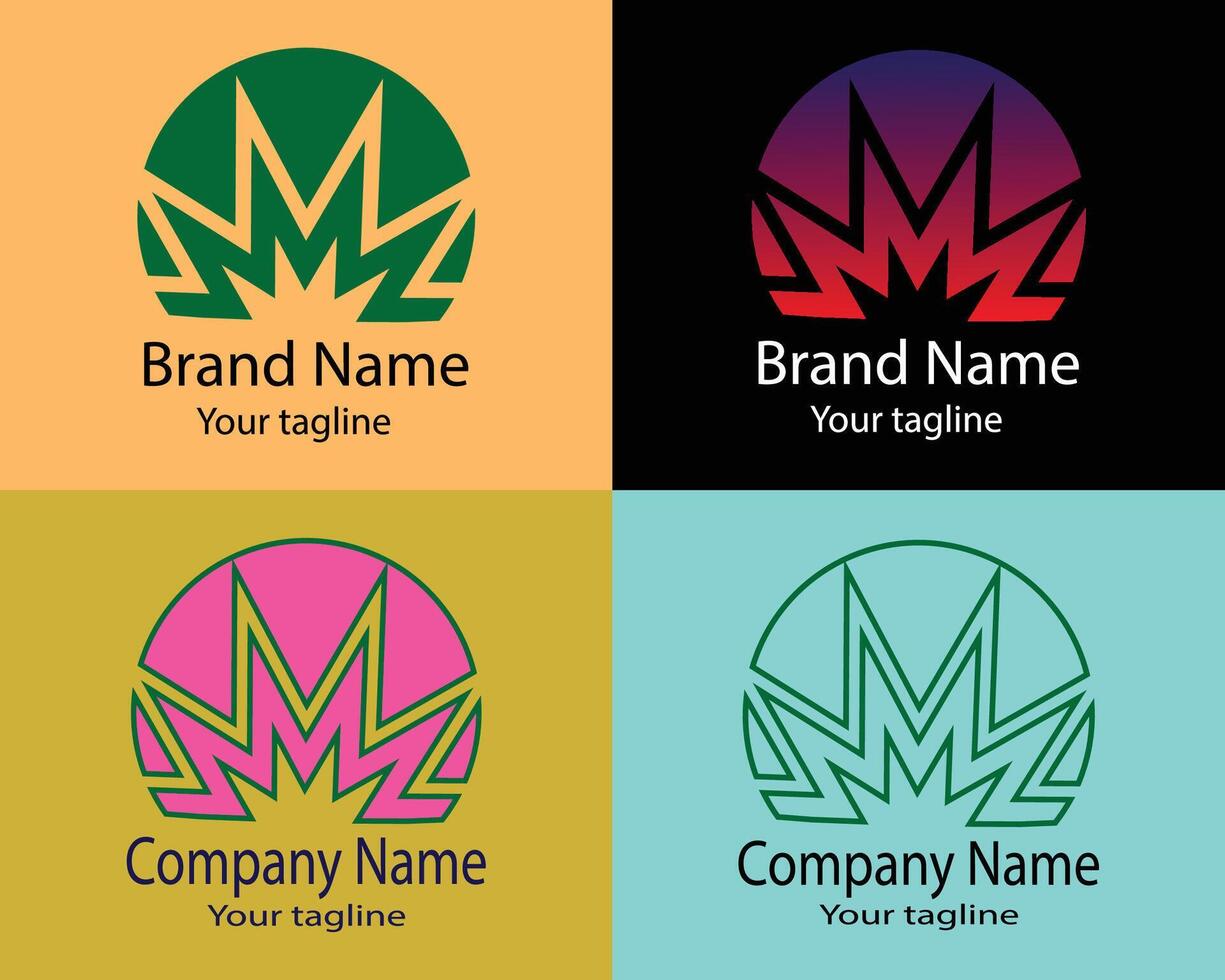 Best modern digital unique simple abstract business logo for company or own store vector