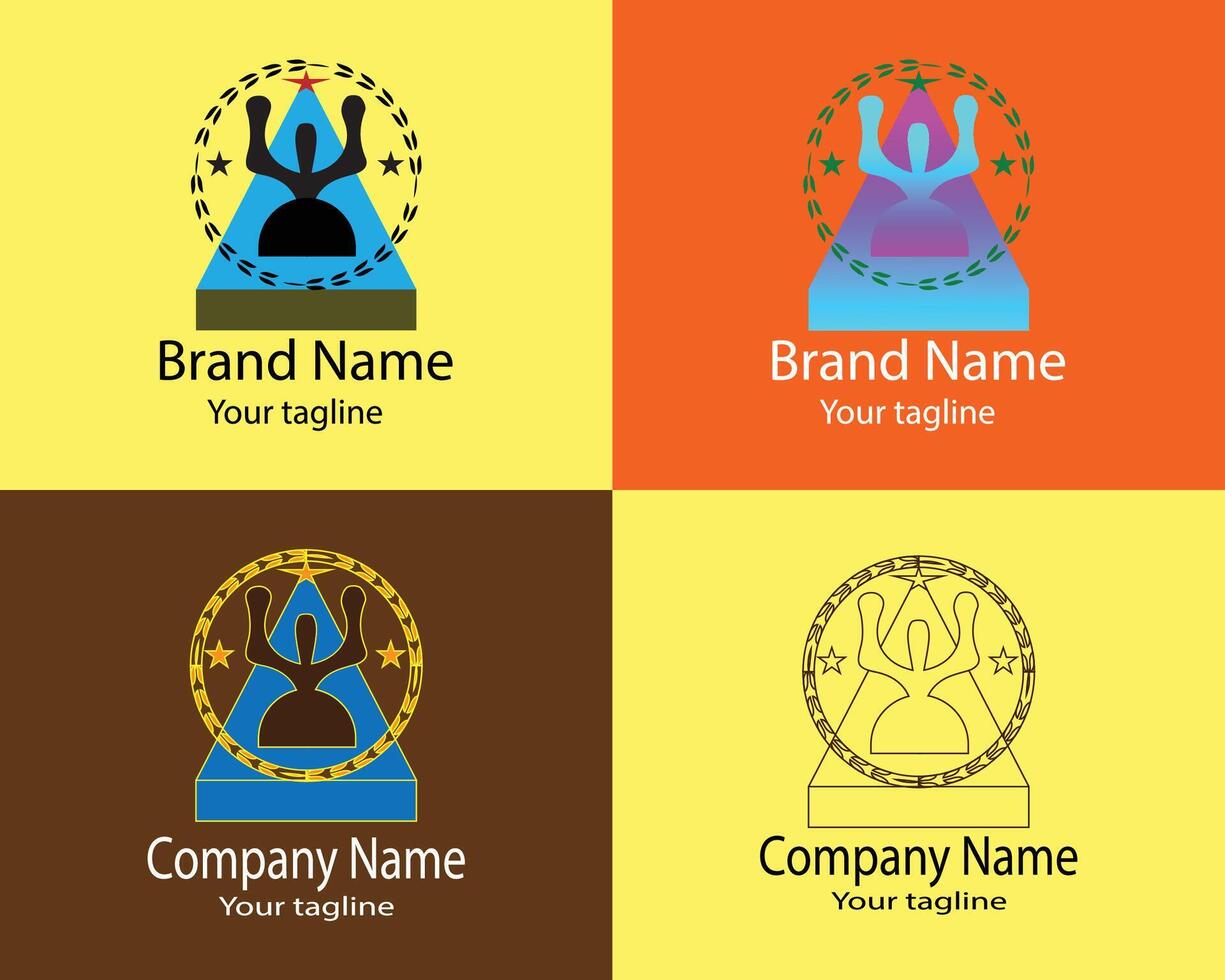 abstract business logo for company or own shop. vector