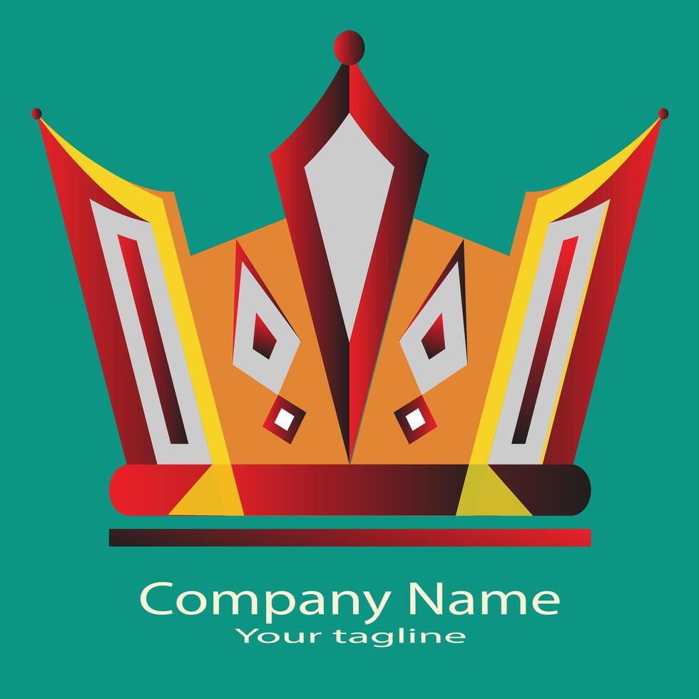 King abstract logo for company. vector