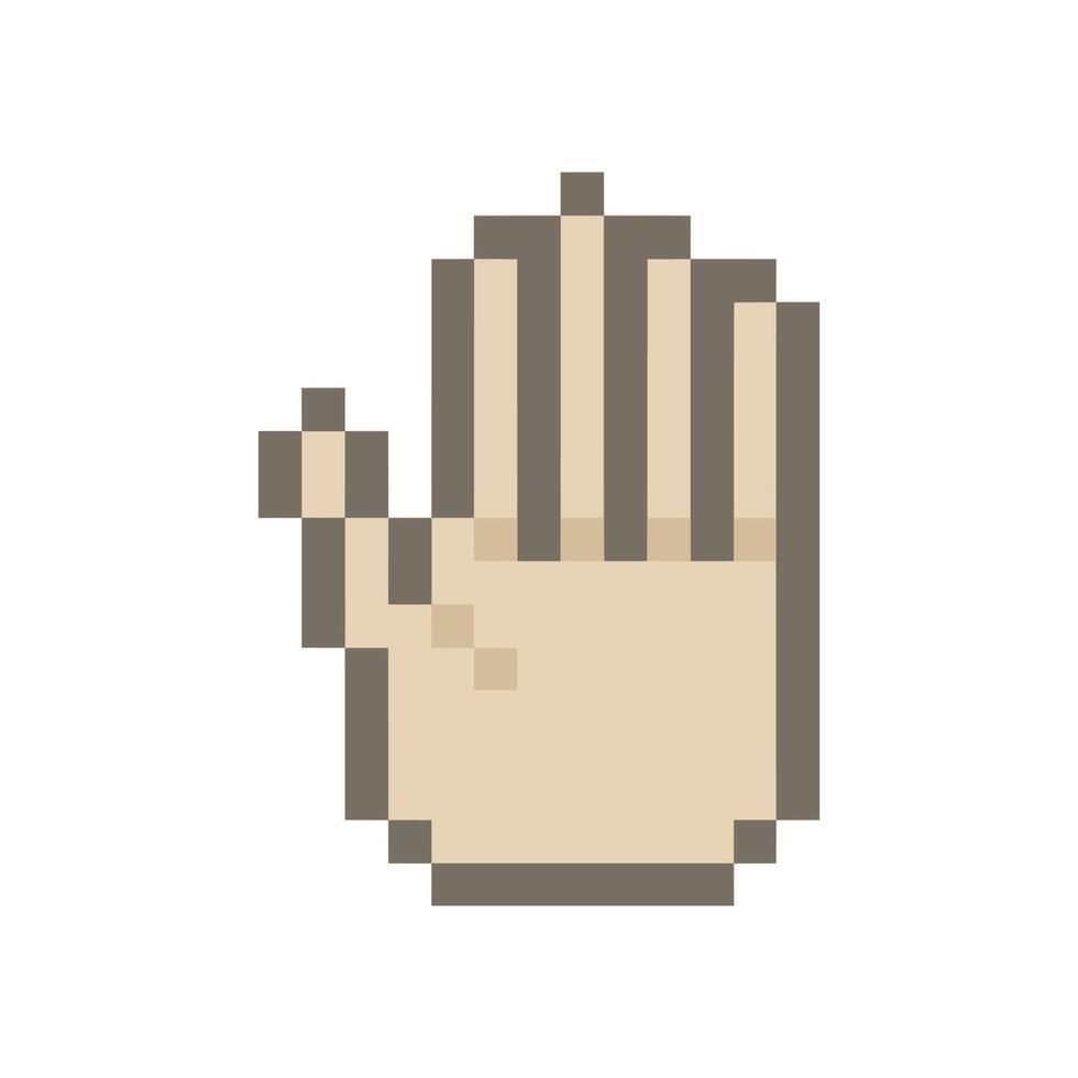 five fingers up vector