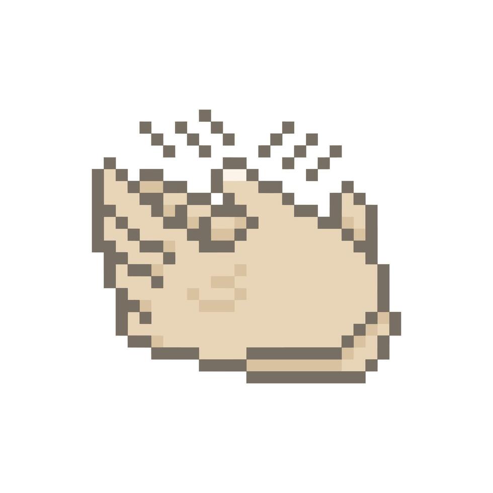 brown hand clapping vector
