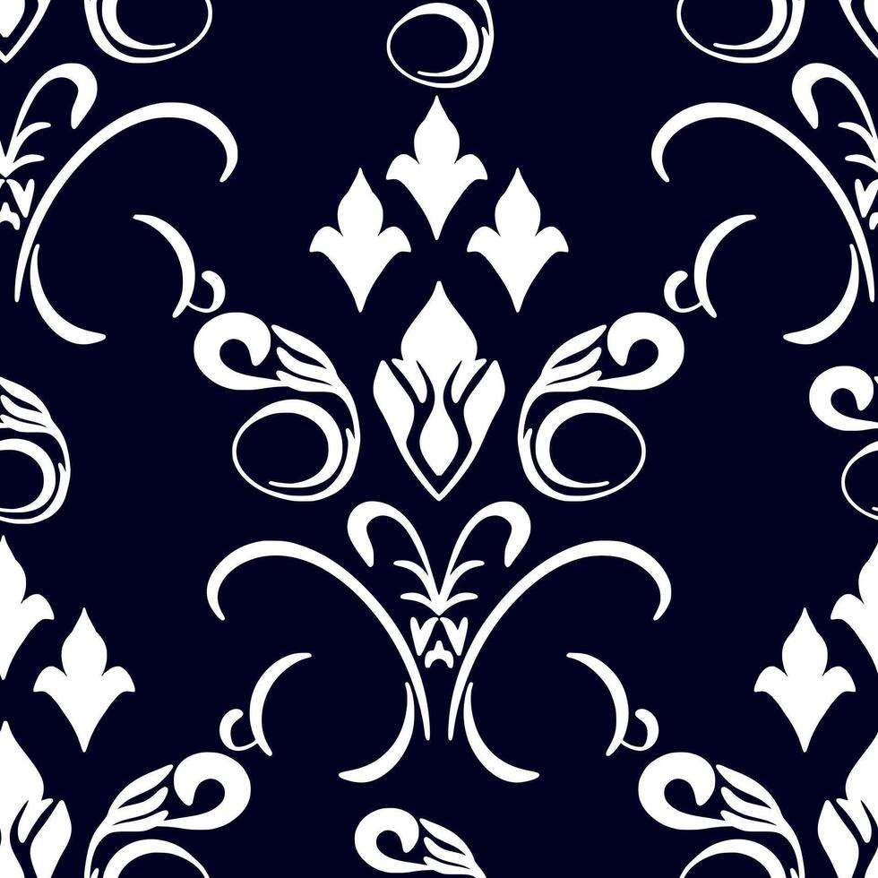 abstract seamless pattern floral background vector