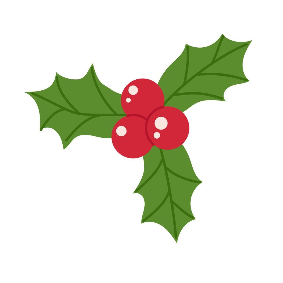 Christmas elements isolated on white vector