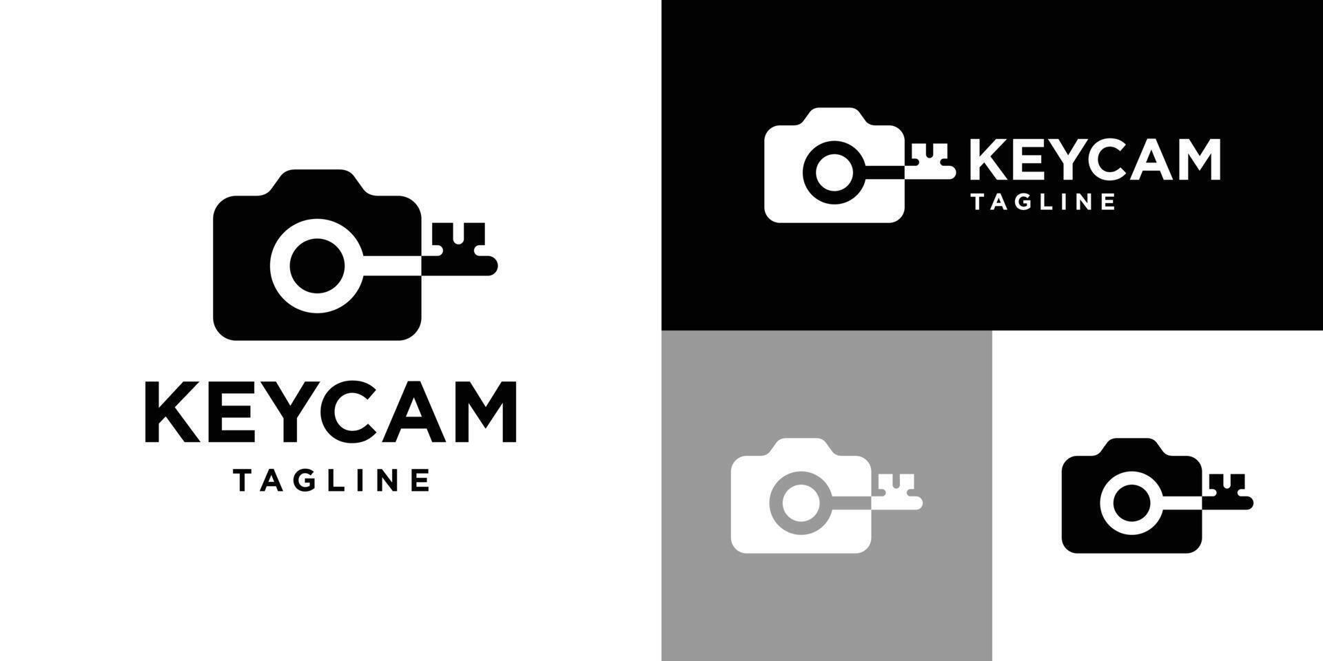 Design template of combination camera logo with lock. Snapshot, photo, security, private. Icon symbol EPS 10 vector