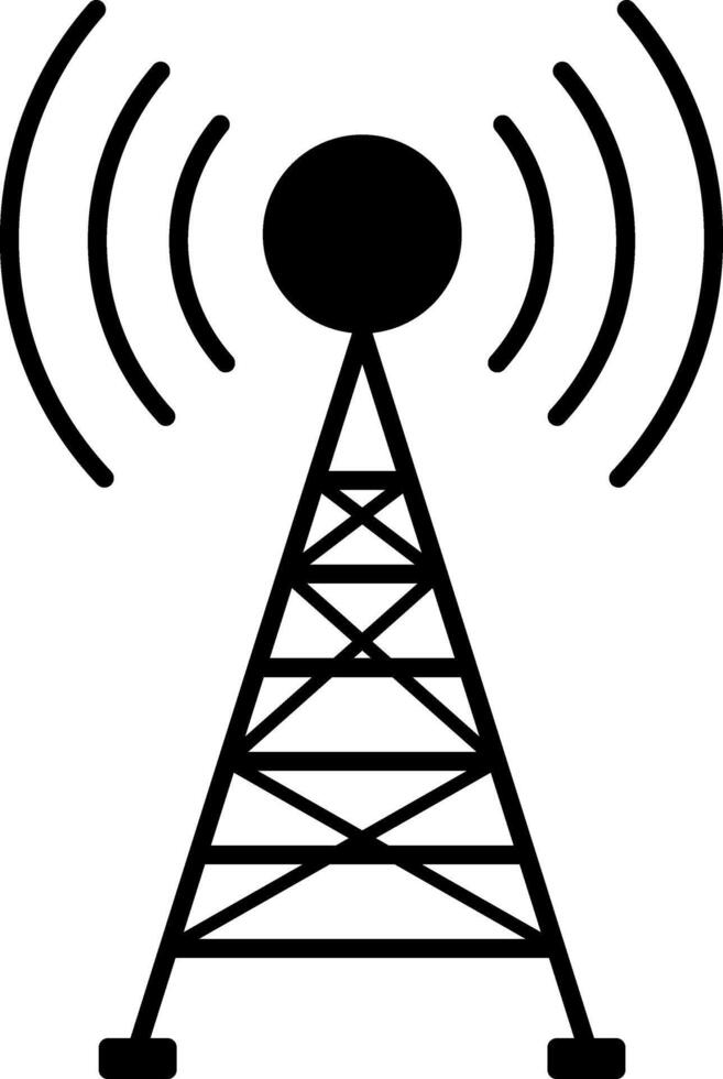 Broadcast icons. Broadcast Antenna Icon. Wi-Fi Internet, Transmitter vector