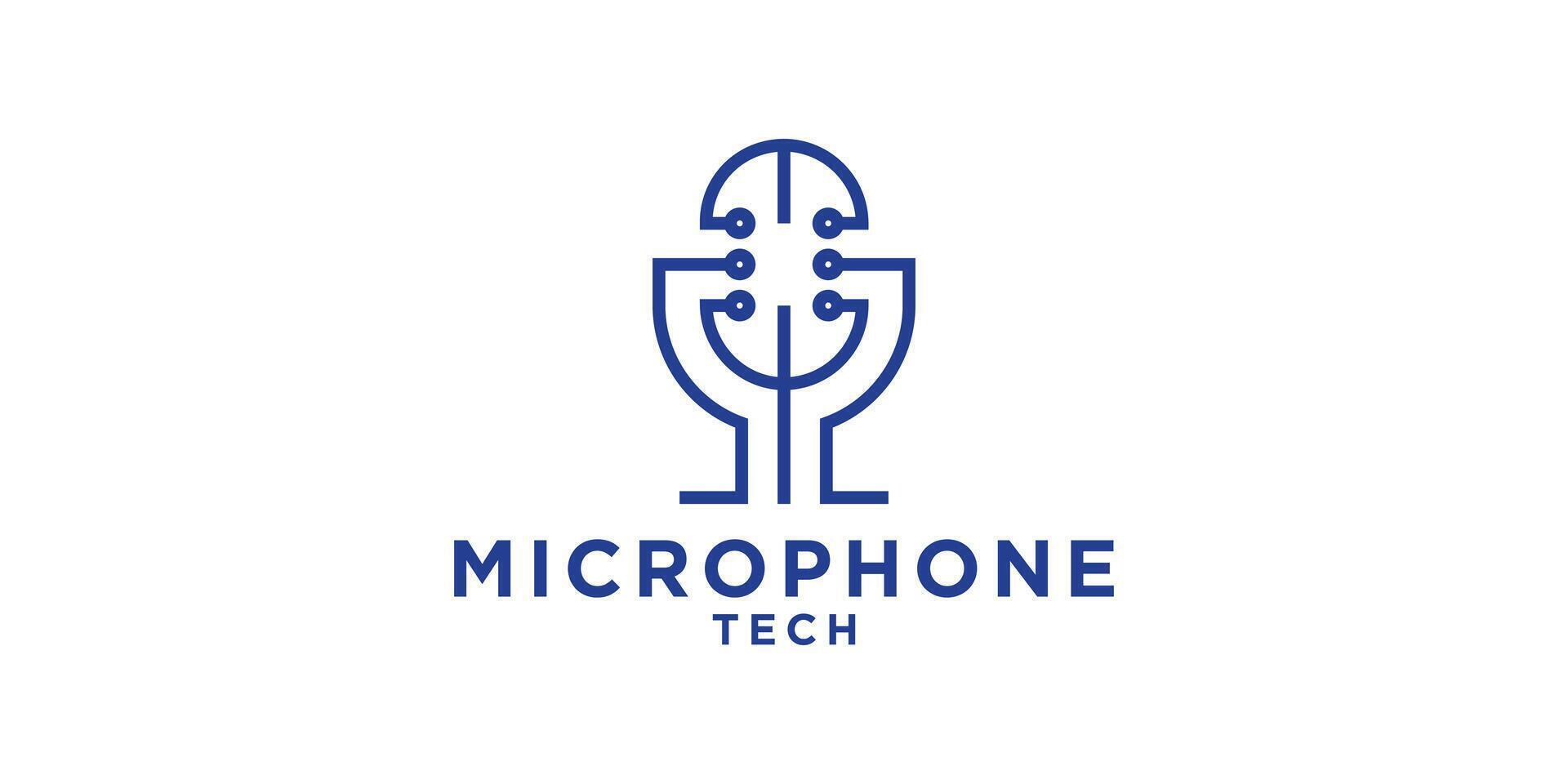 logo design microphone, technology, connection, talk, logo design , symbol, icon, idea, creative. vector
