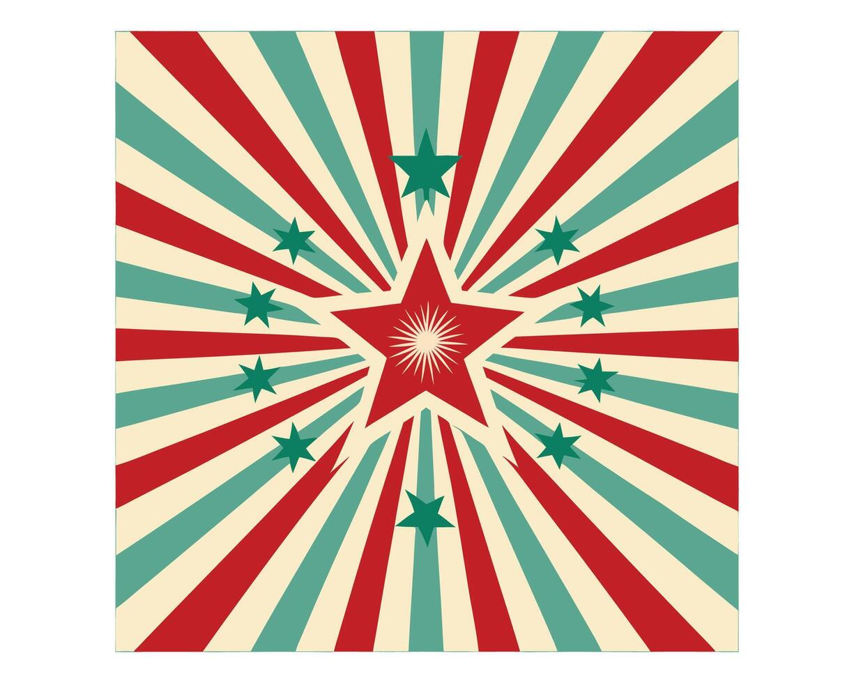 Sunburst Background Sunlight Retro Ray vector