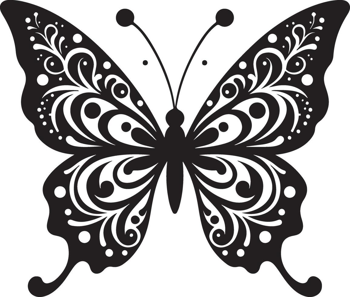Butterfly silhouette , Black butterfly , Silhouette butterfly clipart, Butterfly design, vector