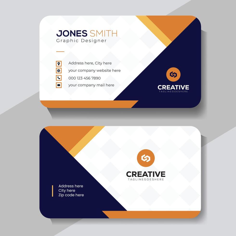 Editable business card templates and mockup Free vector