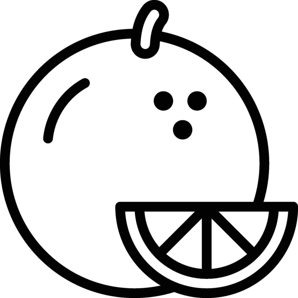orange fruit icon. orange fruit symbol for your web design vector