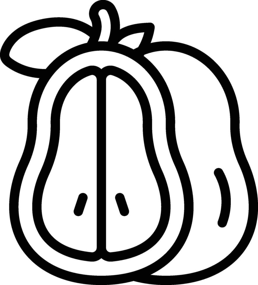 pear icon. pear symbol for your web design vector