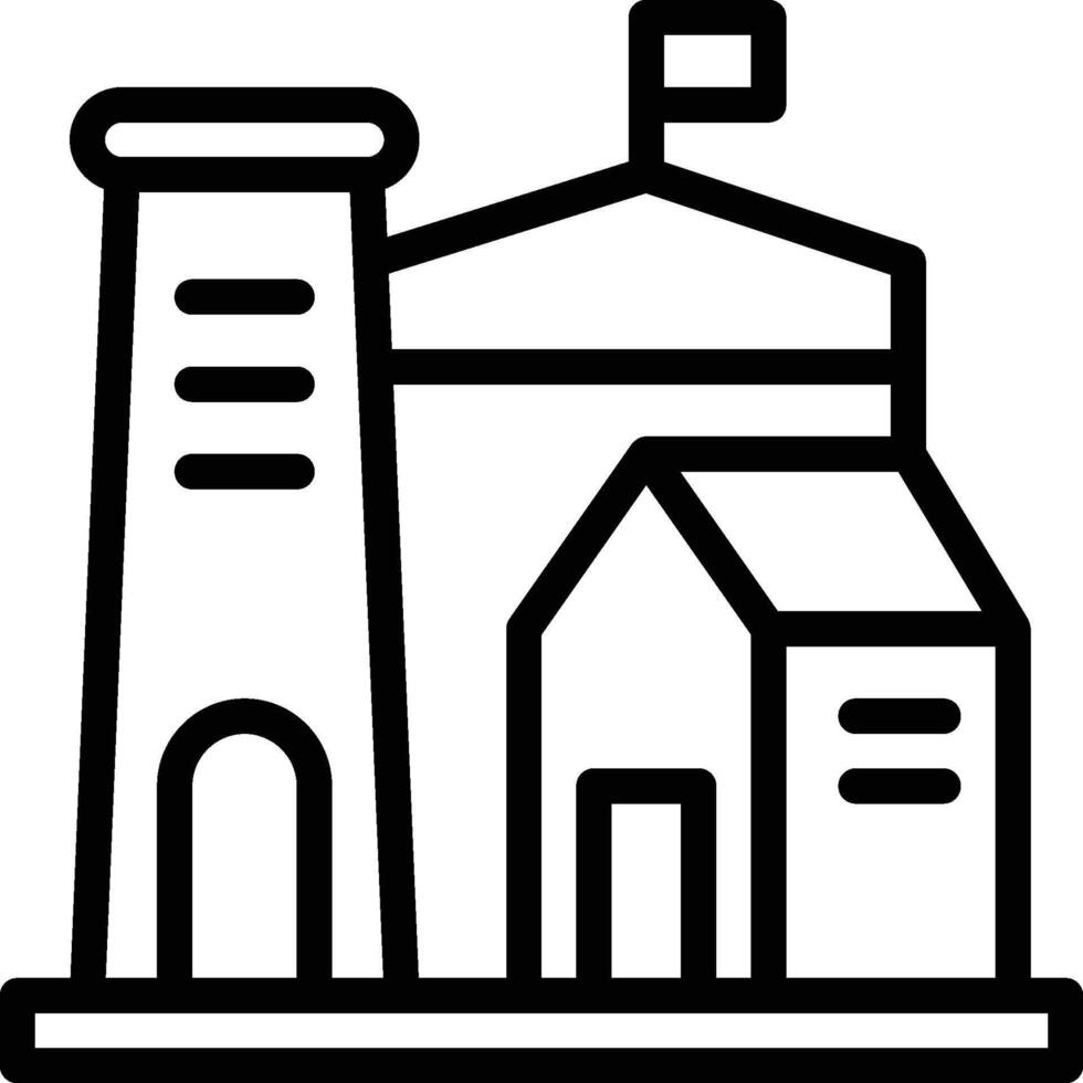 Military Base Icon. Army Base Icon vector