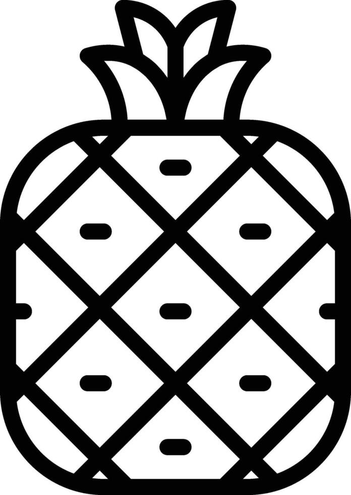 pineapple icon. pineapple symbol for your web design vector
