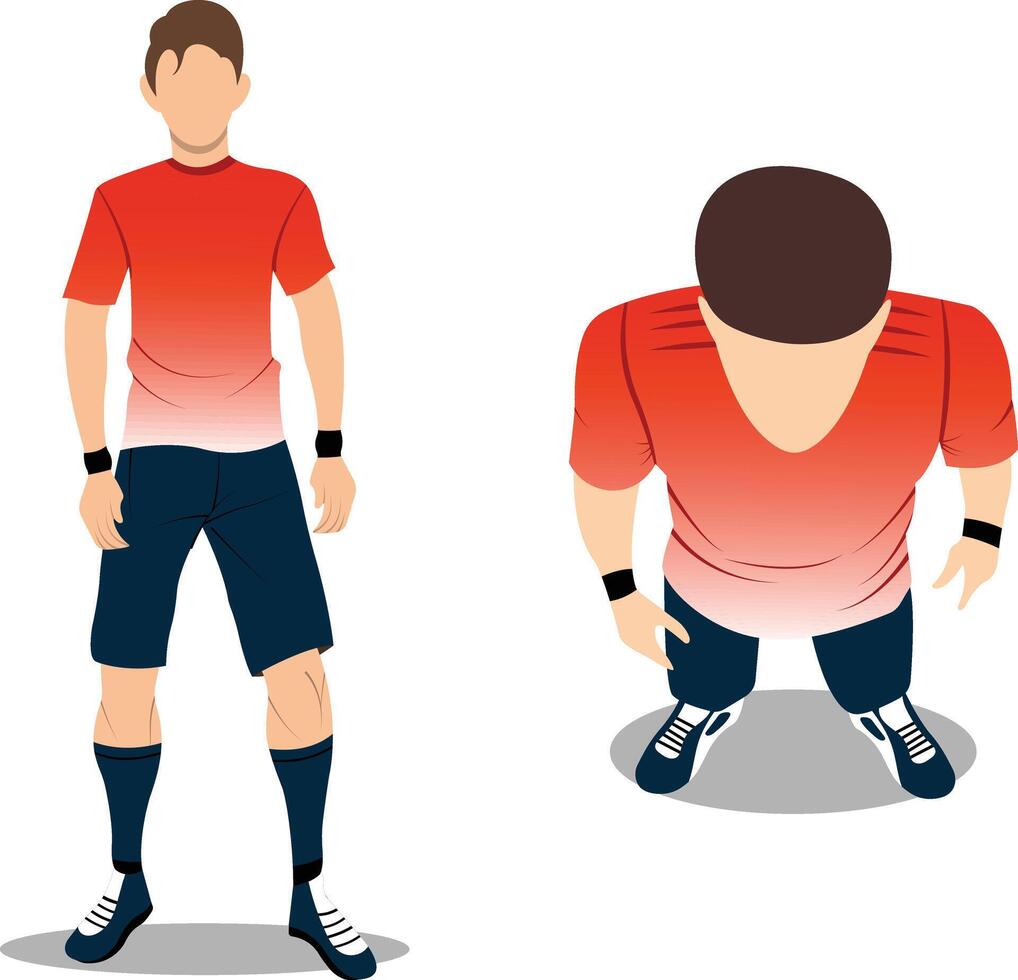 Football Player Illustration vector
