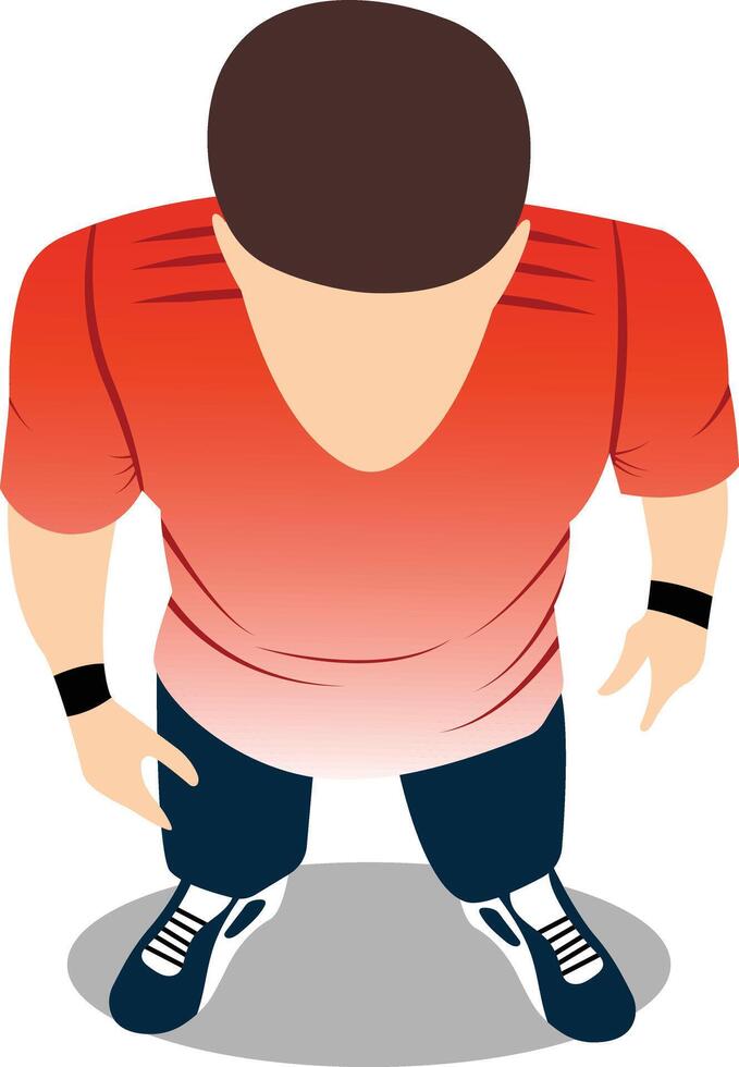illustration of a man vector