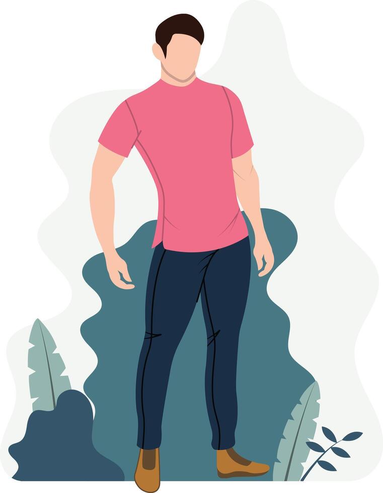 Illustration Of a Boy vector