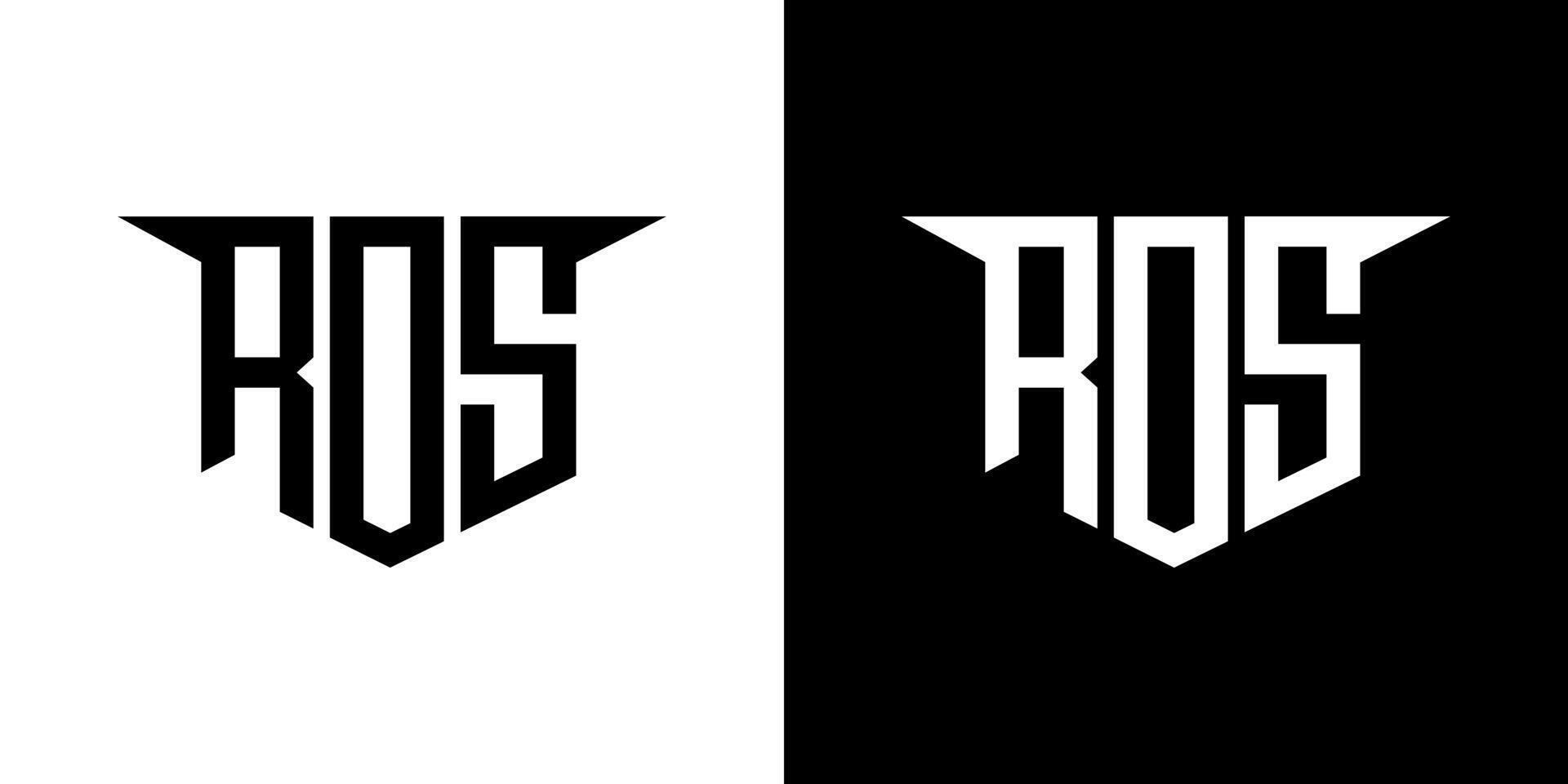 RDS letter logo design with white background in illustrator, logo modern alphabet font overlap style, calligraphy designs for logo, Poster, Invitation, etc. vector
