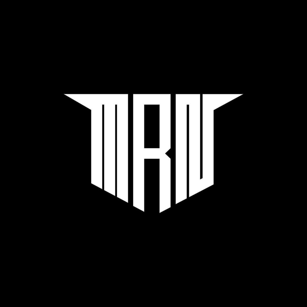 MRN letter logo design with white background in illustrator, logo modern alphabet font overlap style, calligraphy designs for logo, Poster, Invitation, etc. vector