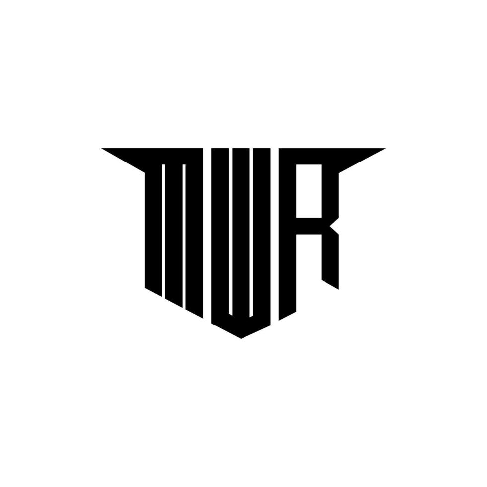 MWR letter logo design with white background in illustrator, logo modern alphabet font overlap style, calligraphy designs for logo, Poster, Invitation, etc. vector