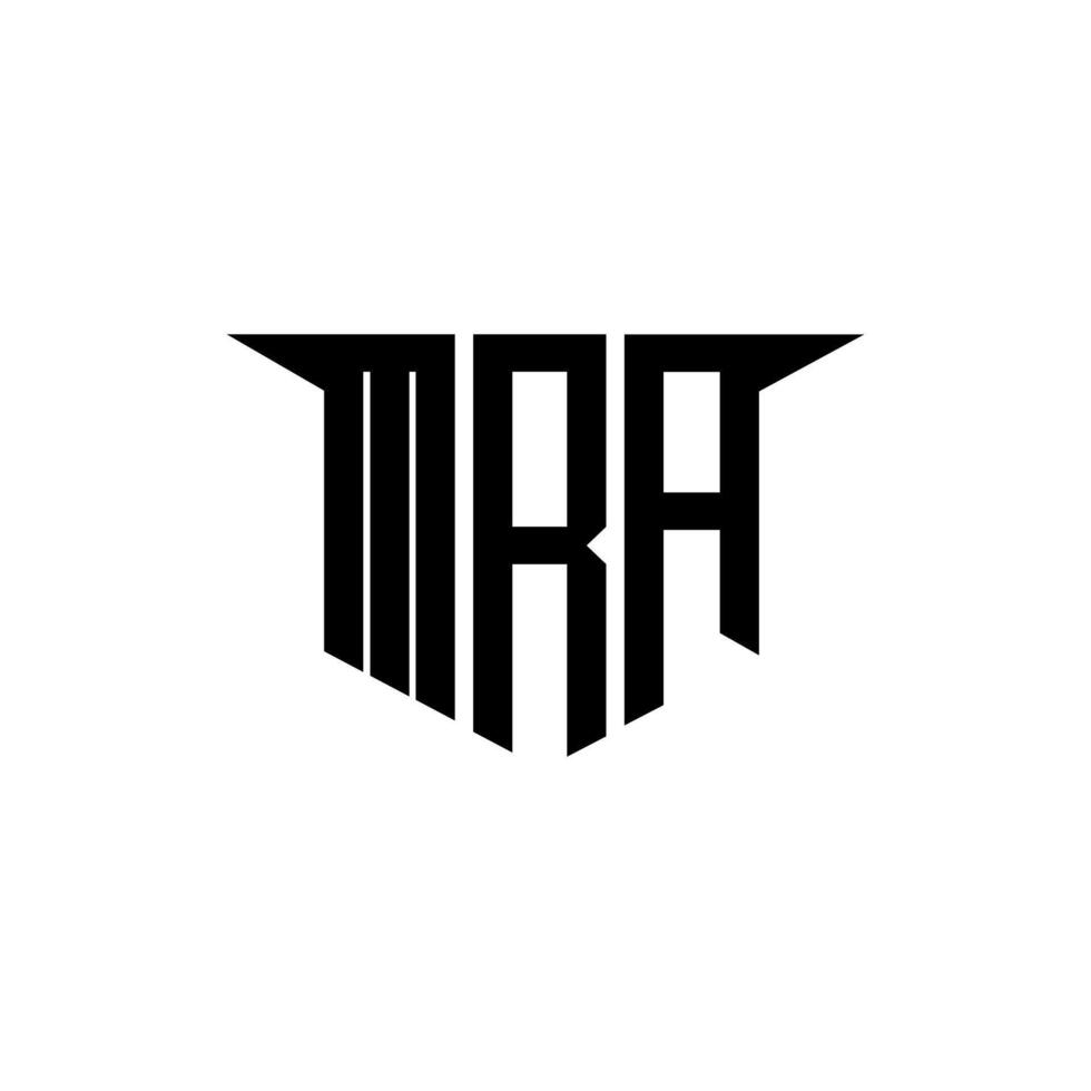 MRA letter logo design with white background in illustrator, logo modern alphabet font overlap style, calligraphy designs for logo, Poster, Invitation, etc. vector