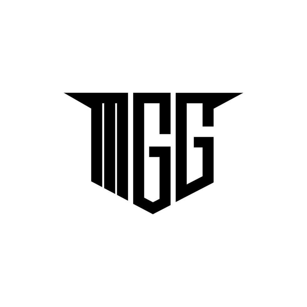 MGG letter logo design with white background in illustrator, logo modern alphabet font overlap style, calligraphy designs for logo, Poster, Invitation, etc. vector