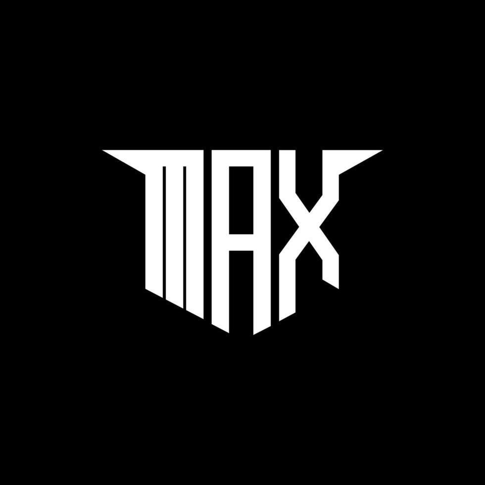 MAX letter logo design with white background in illustrator, logo modern alphabet font overlap style, calligraphy designs for logo, Poster, Invitation, etc. vector