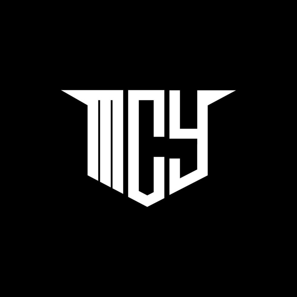 MCY letter logo design with white background in illustrator, logo modern alphabet font overlap style, calligraphy designs for logo, Poster, Invitation, etc. vector