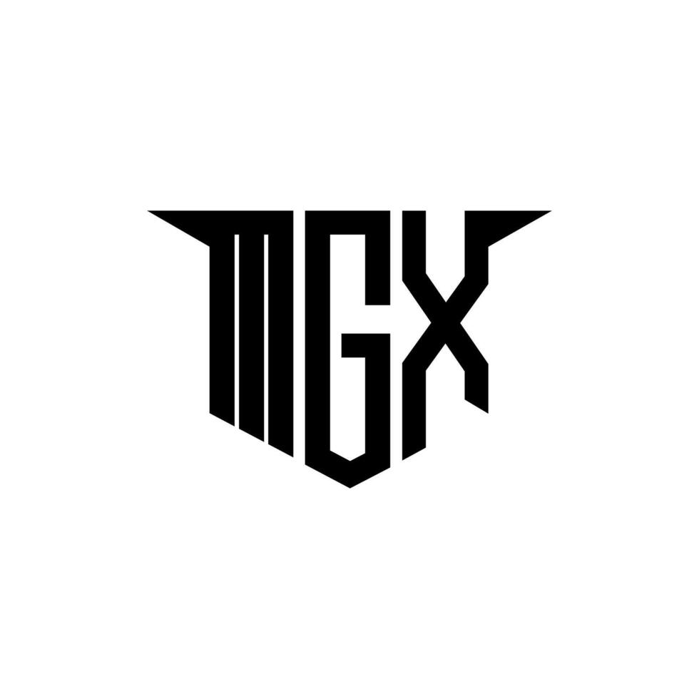 MGX letter logo design with white background in illustrator, logo modern alphabet font overlap style, calligraphy designs for logo, Poster, Invitation, etc. vector