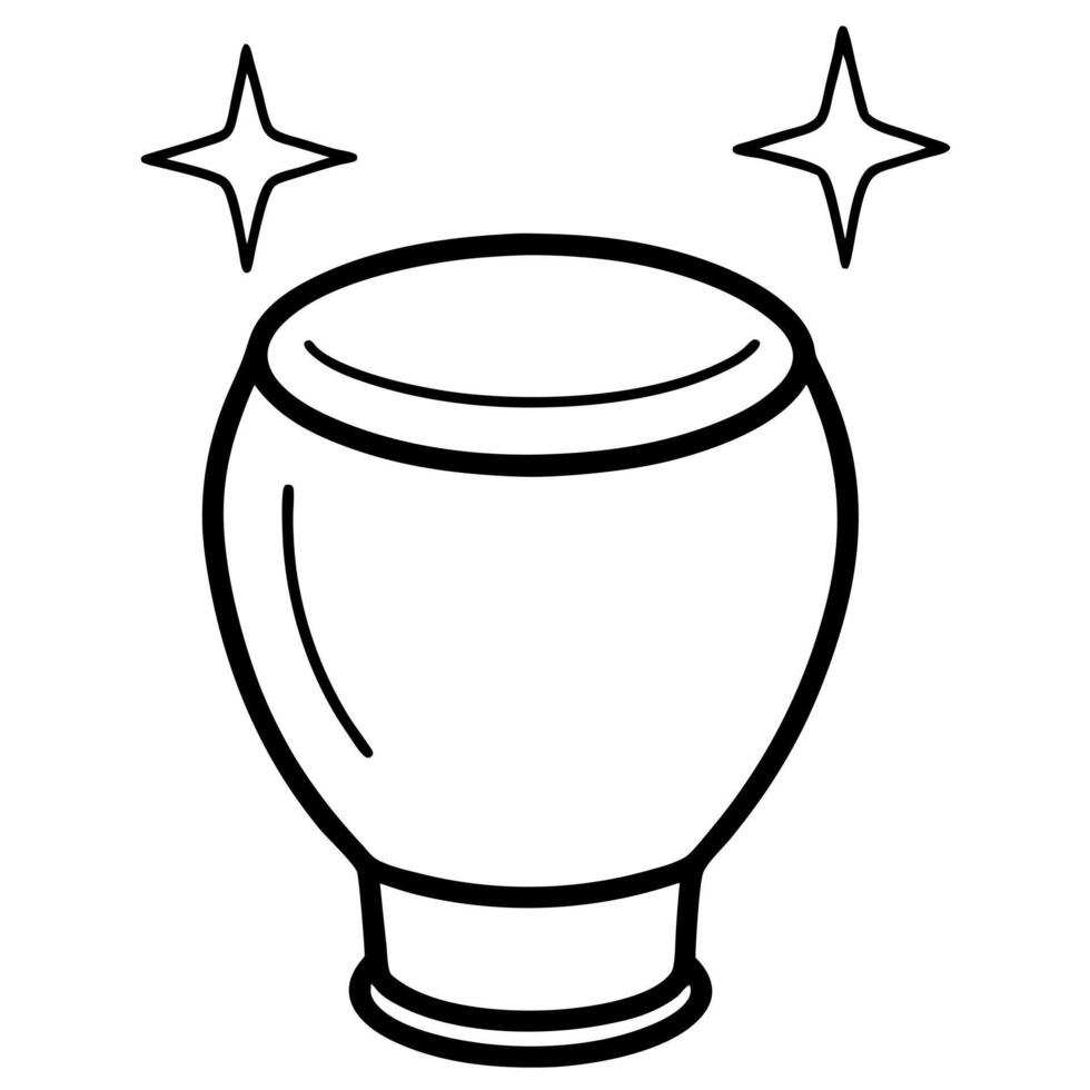 a drawing of a simple cute glow cosmetics silver glow, illustration line art vector