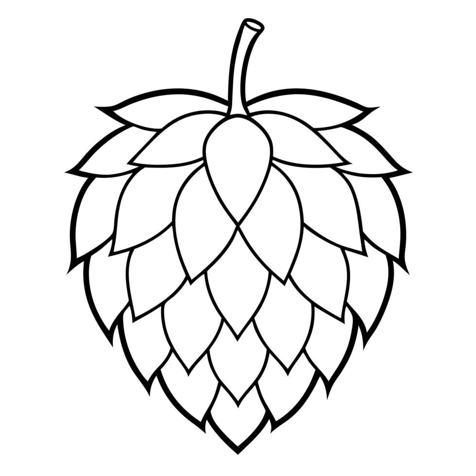 hops, illustration line art vector