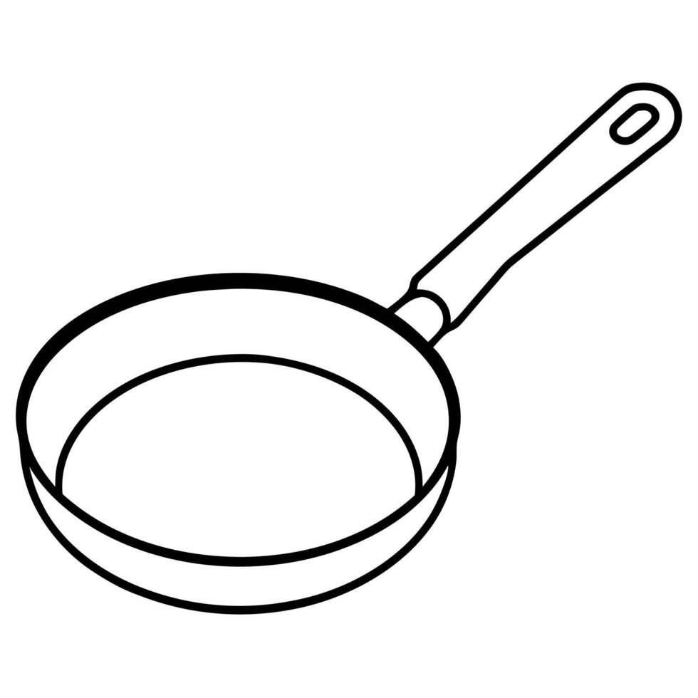 pan, illustration line art vector