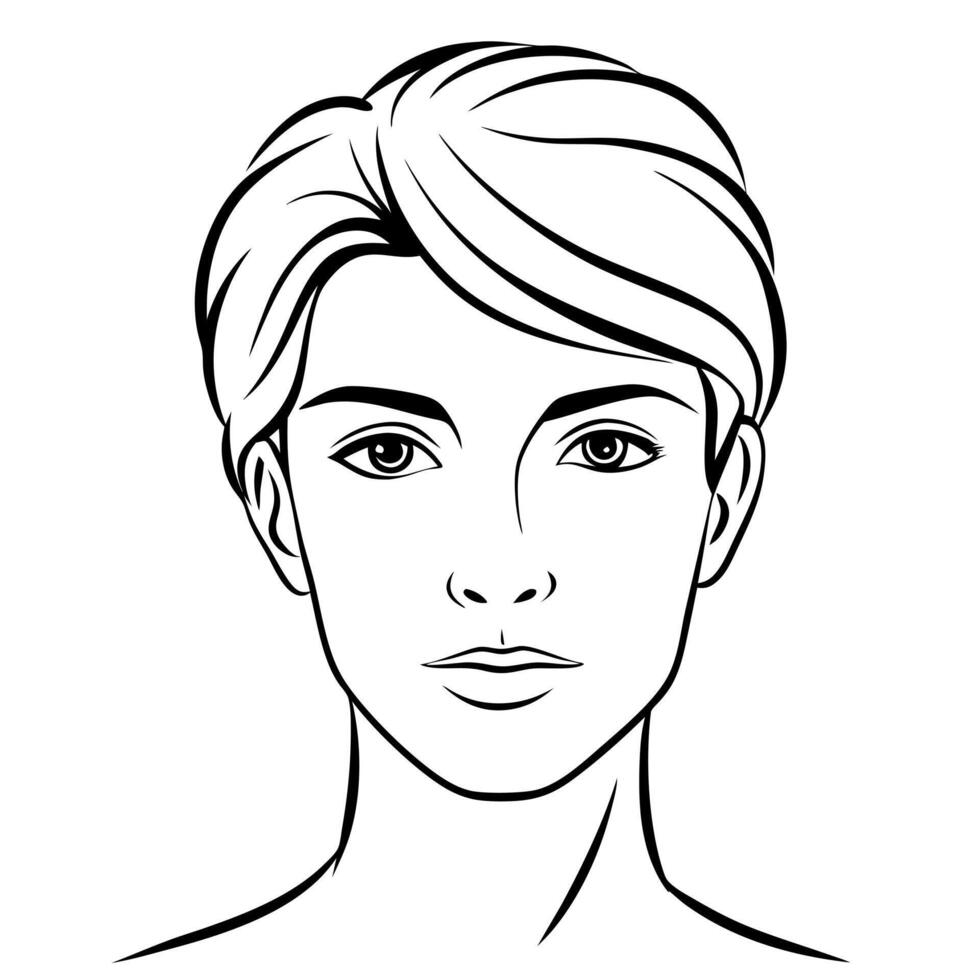 aesthetic lines, illustration line art vector