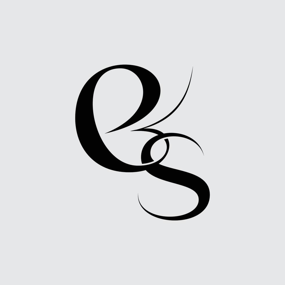 Initial letter es logo design vector