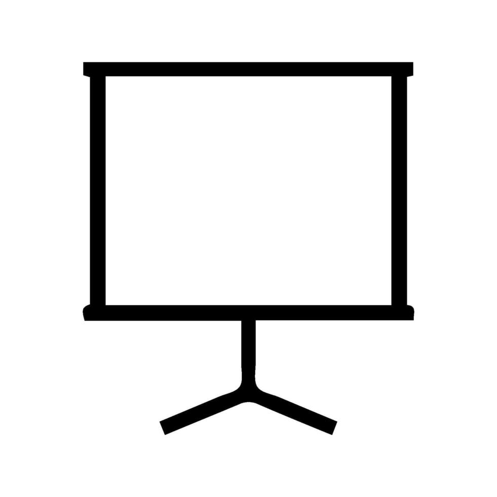 presentation screen isolated on backgroundpresentation screen isolated on background vector